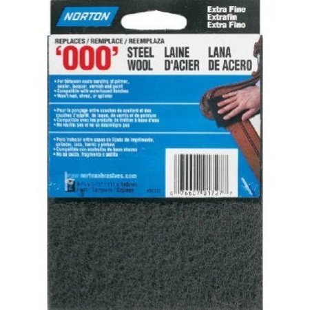 NORTON ABRASIVES/ST GOBAIN 2PK GRY 000G Wool Pad 7660701727